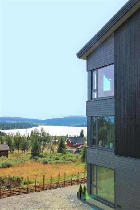 Leilighet Med Panoramautsikt Sjusjoen Innendors Parkering ภายนอก รูปภาพ